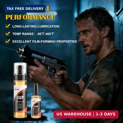 3.7oz CLP Gun Cleaning Oil Needle Oiler & Gun Cleaner and Oil Spray Includes Reu
