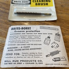 Brite Bore 25 Caliber No 1AS Gun Cleaning Brush 2 Pack