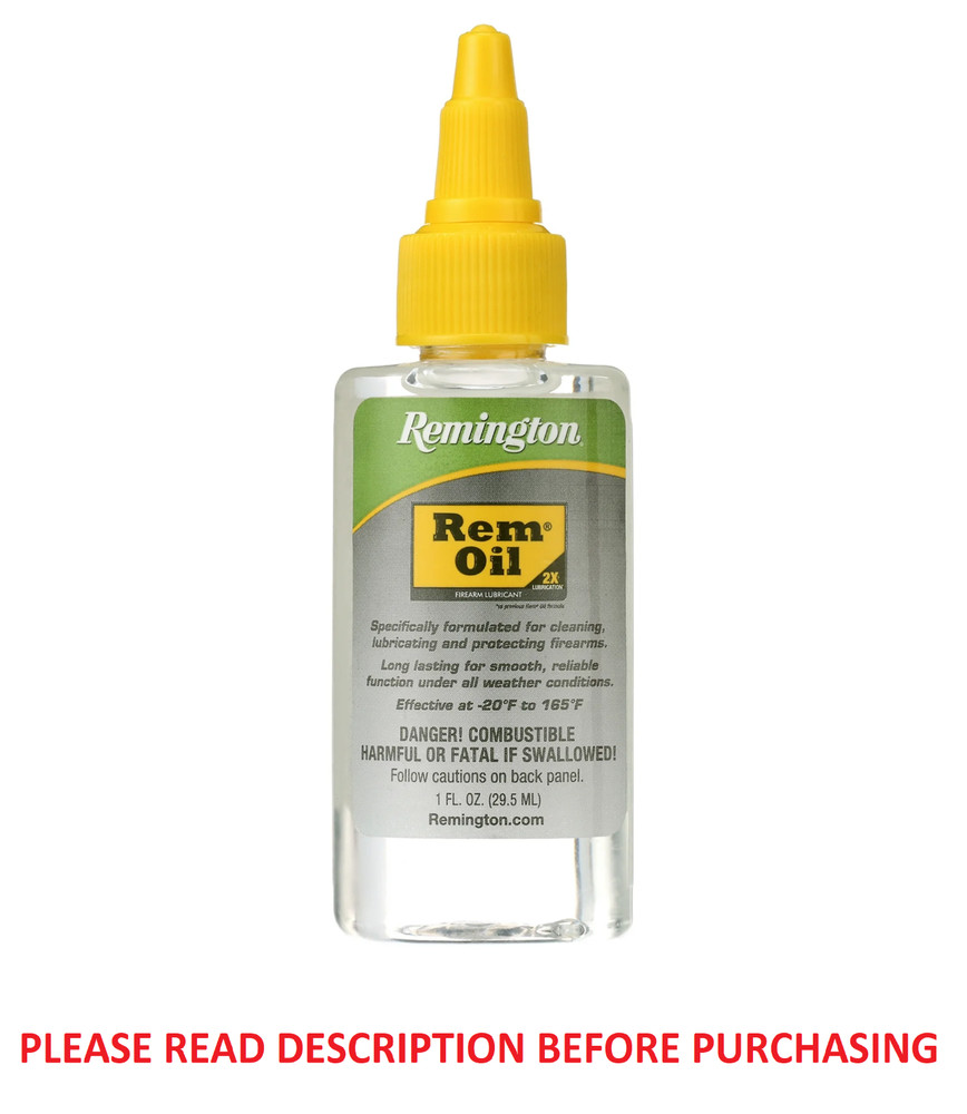 Rem Oil with Teflon Gun Lubricant Remington Bottle 1 Oz