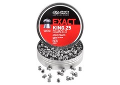 JSB Match Diabolo Exact King .25 Cal, 25.39 Grains, Domed, 1 pack, Silver