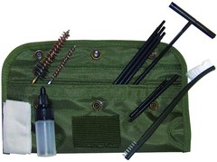 10-Piece Rifle Cleaning Kit | .223 & .30 Cal | Compact Field Kit w/ Pouch
