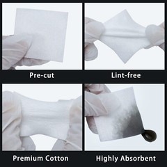 Gun Cleaning Kit 2in Patches 6in Swabs for .30-45 Caliber Pistols and Rifles