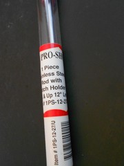 Pro-Shot Products 12″ Stainless Steel CLEANING ROD .27 Cal & Up Item 1PS-12-27/U