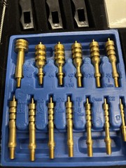 DAC Super Deluxe Gun Cleaning Piece Multi Caliber Silver Case Excellent 62 Pc