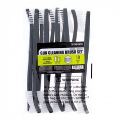 ASR Outdoor Double Sided Gun Cleaning Brushes Nylon Bristles 10 Piece Set