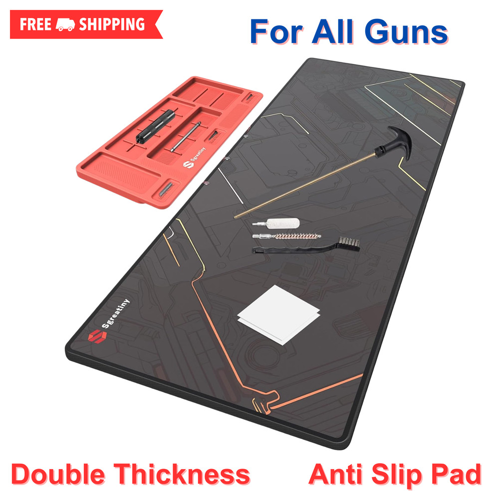 Large Gun Cleaning Mat, Work Mat, Double Thickness Anti Slip Pads,Table-Gripping