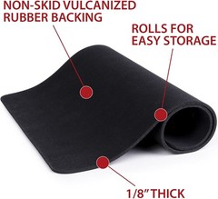 11″ x 17″ – 1/8″ Thick Oil Resistant Non-Slip Waterproof Scratchproof Washabl…