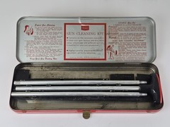 Vintage Sears Roebuck and Co. No.6 20221 12-16 GA Gun Cleaning Kit Metal Case