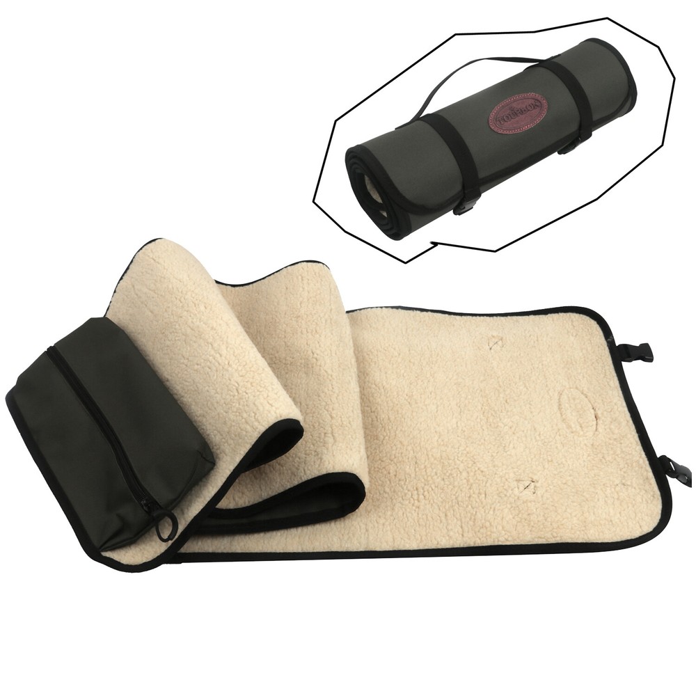 Tourbon Long Gun Cleaning Mat Pad Rifle Shotgun Clean Kits Pouch Fleece Portable