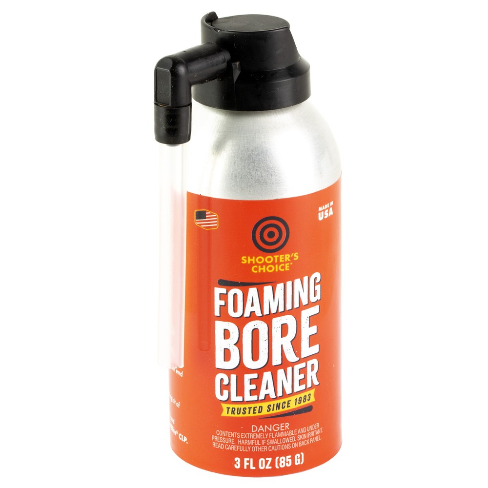 Shooter’s Choice 3oz Bore Cleaner Foaming Action for Complete Barrel Cleaning