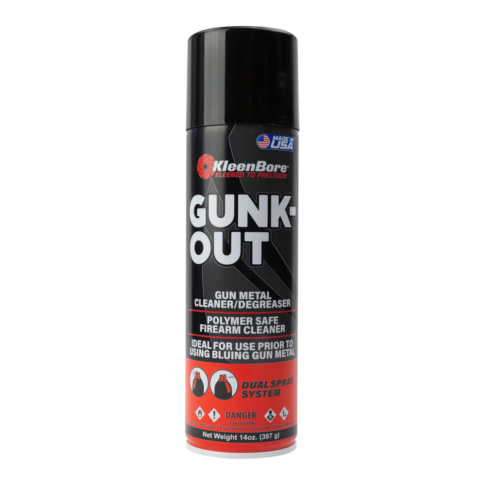 KleenBore® Gunk-Out™ Gun Metal Cleaner/Degreaser 14oz. Aerosol