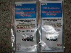 TCS SHOTGUN JAG REPLACEMENT O-RINGS – 6.5 MM / .25 CAL – 2 PACKS – BRAND NEW !!