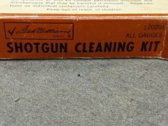 Sears Ted Williams shotgun cleaning kit, multi caliber