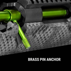 Aluminum Universal Bore Guide, Fits Bore Sizes .17 up to .416, Green/Black