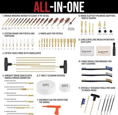 GLORYFIRE Universal Gun Cleaning Kit for Handgun Shotgun & Pistol,Elite Gun Clea