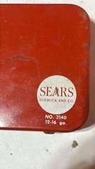 Sears Gun Cleaning Kit No. 2140 12-16 Gauge With Parts Shown