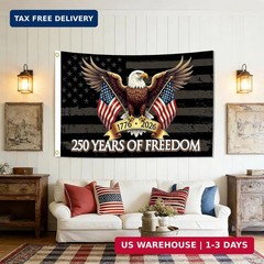 America 250 Flag, 250th Anniversary USA Double Sided 3 Ply Outdoor Flag, 1776-20