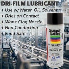 Dri-Film 11oz Food Grade Synthetic Powder Lubricant – Fast-Drying & Non-Clogging