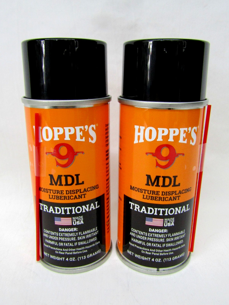 Hoppe’s No. 9 MDL Moisture Displacing Lubricant 4 oz. Aerosol, 2-Pack