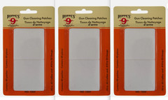 Hoppe’s 1204 Cotton Gun Cleaning Patches For .38-.45 Cal & .410-20 Ga (40ct 3Pk)