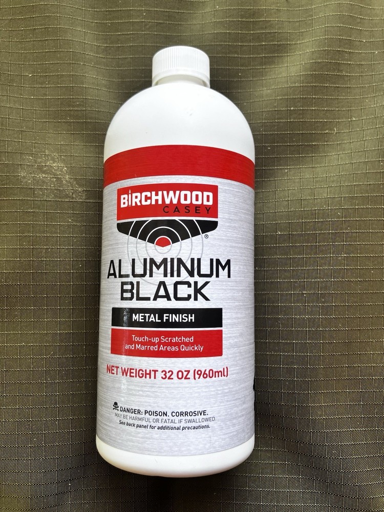 Birchwood Casey Aluminum Black Metal Finish 32 oz GIANT BOTTLE