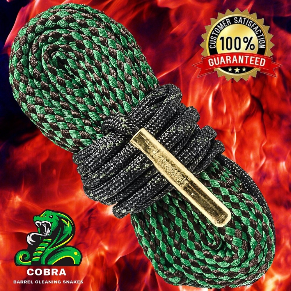 22 Mag Caliber Gun Cleaning Bore Rope Kit Fast Shipping – Cobra Barrel Snakes