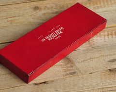 Vintage INCOMPLETE Wards Western Field Gun Shotgun Cleaning Kit in Red Metal Box