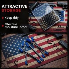 6 Pack DoubleEnded Gun Cleaning Brushes Set, Brass & Nylon Brush Gun Cleaning…