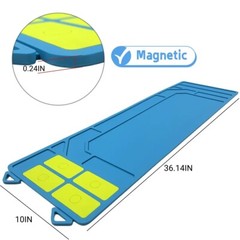 Rifle Gun Cleaning Long Mat, Anti-Slip Rubber Maintenance service pad for Glock