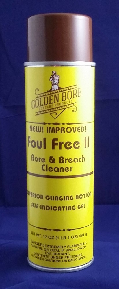 Solvent/Bore Cleaner for indoors,17 Oz-Under Whse-Foul Free II-Golden Bore Brand