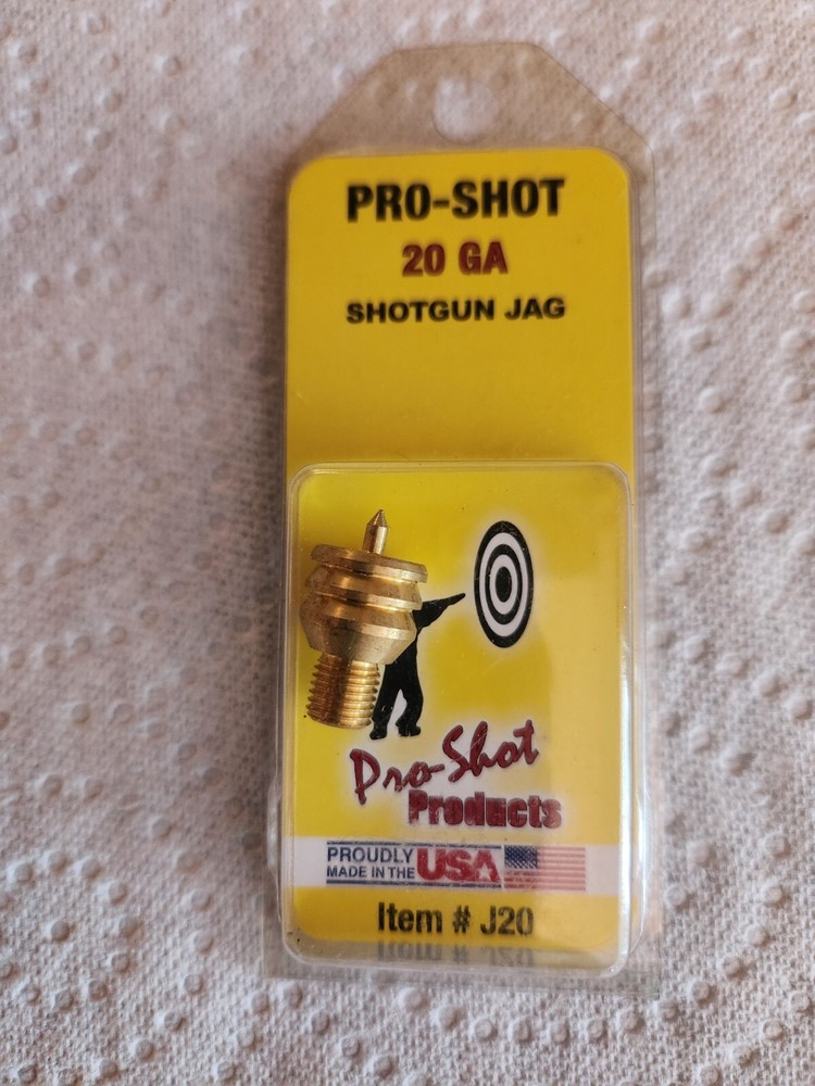 Pro-Shot Shotgun Cleaning Jag For 20 Gauge Brass Spear Tip #5/16-27 Thread – J20