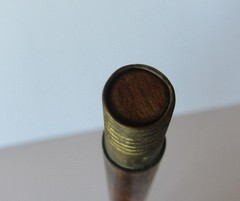 Vintage Shot / Rifle 14” Cleaning Rod Wood Brass