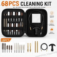 68 PCS Gun Cleaning Kit Pro Universal Pistol Rifle Shotgun Cleaner Set Free Ship