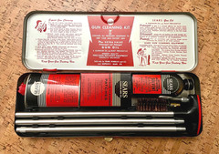 Vintage 60s Sears Roebuck & Co. No. 2140 12-16 Gauge Gun Cleaning Kit