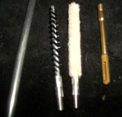 .223, .22 Cleaning Rods with Brush, Mop, Patchholder, New