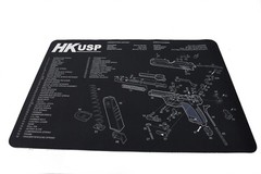 Gun Cleaning Mat for HK USP heckler & koch Breakdown Schematics Parts Diagram