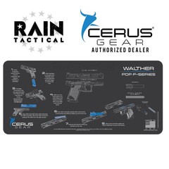 Walther PDP F Series Instructional Jumbo 12″ X 27″ Gun Cleaning Mat