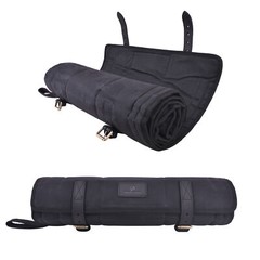 Canvas Leather Rifle Shotgun Cleaning Mat Pad Gun Clean Kits Pocket Rollup