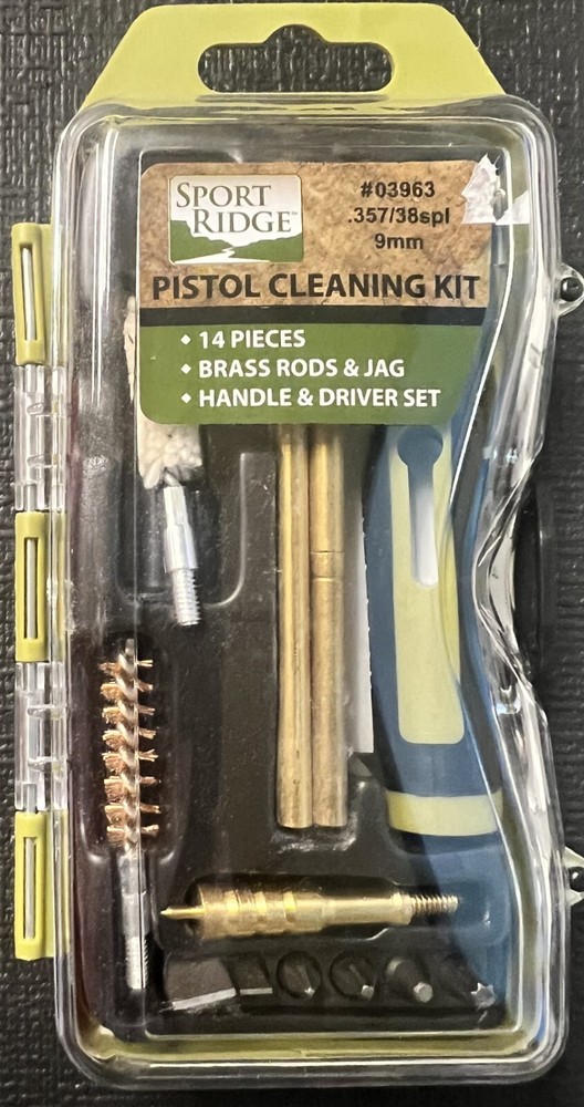 Sport Ridge 14 Piece Pistol Cleaning Kit .357 38SPL #03963