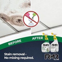RMR Complete Mold & Mildew Stain Eraser System – No-Scrub Tub & Tile Cleaner +