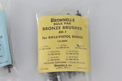 Brownells Bulk Pak CB-11 Bronze Brushes Chamber Brush Gun Cleaning lot