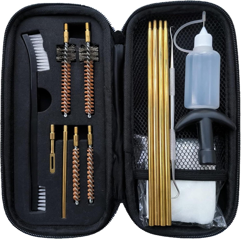Gun Cleaning Kit Rifle 5.56 Cleaning Kit .223 Pistol Cleaning Kit with Brass Cle