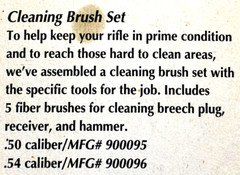 Knight Gun Cleaning Brush Set .54 Caliber 5 Piece Set #900096