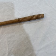 Vintage Gun Cleaning Rod Wood Brass And Metal 3 Piece Copper With Case