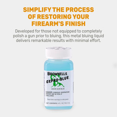 Oxpho-Blue Liquid Gun Blue, Cold Bluing Solution, Gunsmithing Tools Maintenance