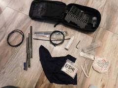 MILITARY IWCK CLEANING CHAMBER BRUSH SET FOR 5.56, 7.62, 9MM, .45CAL
