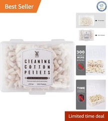 300 Count .22 Caliber Wool Felt Cleaning Pellets for Quick Gun Maintenance