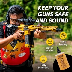 3-In-1 CLP Gun Oil, Lubricates & Preserves All Types of Firearms, Military-Grade