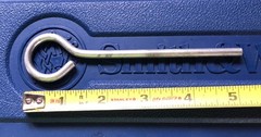 VINTAGE SMITH & WESSON 5 & 1/4″ LONG ALUMINUM CLEANING ROD FOR MODEL 66 REVOLVER