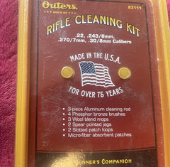 Rifle Cleaning Kit (will also do pistol) 22, 2436mm 270 7mm 30 8mm new